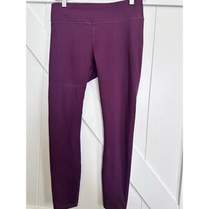 Fabletics Athletic Leggings Dark Eggplant Women Sz Small‎